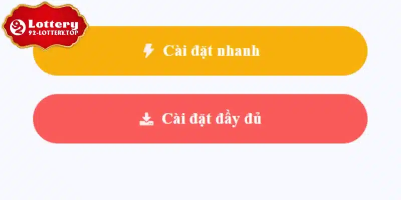 Chú ý quan trọng khi thực hiện tải app 92Lottery 