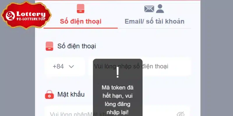 Tìm hiểu về lỗi và cách khắc phục khi đăng nhập 92Lottery 